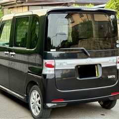 タント カスタム  🔘 型式：L375S 🔘 年式：2008年式 🔘 走行距離：142,300km 🔘 車検：2年 🔘 ナビゲーション 🔘 テレビ 🔘 エアコン ✅ 🔘 ETC 🔘 パワースライドドア 🔘 アルミホイールの画像