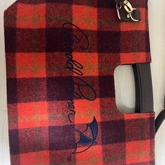 アーノルドパーマー　ショルダー　バッグ　チェック　起毛　arnoldpalmerの画像