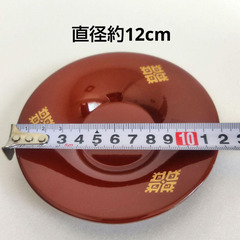 本金蒔絵　茶托　5枚セット　漆器　新品未使用の画像