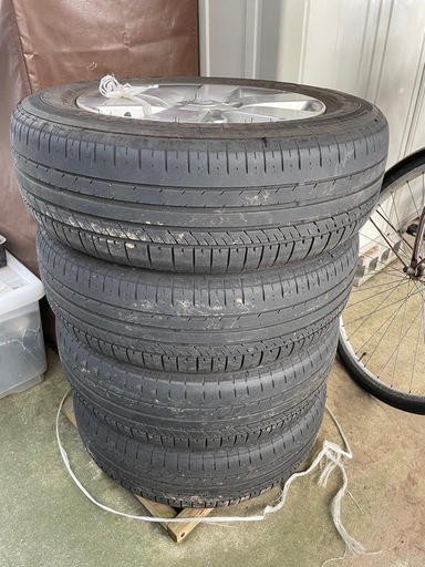 ポルテ　10系　純正アルミ　タイヤセット