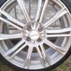 ATrum 希少Sizeタイヤバリ山 215 35 18 4H PCD100の画像
