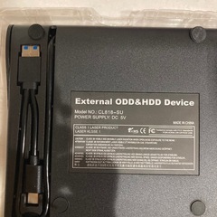 新品！外付けDVD CDドライブの画像