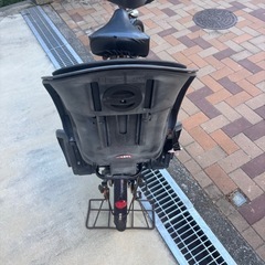自転車 前後チャイルドシート付きの画像