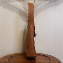 CELINE セリーヌ ベージュ レザー ハンドバッグの画像