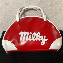 不二家　ぺこちゃん　バッグ ミニボストンバッグ　ミニスポーツバッグ　レッドの画像