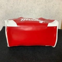 不二家　ぺこちゃん　バッグ ミニボストンバッグ　ミニスポーツバッグ　レッドの画像