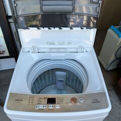 【動作保証あり】AQUA アクア 2018年 AQW-BK50F-W 5.0kg 全自動洗濯機【管理KRS799】の画像