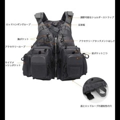 新品未使用男女可赤色ライフジャケット救命胴衣の画像