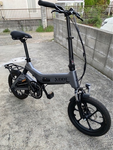 使用品/ハイスペック/折りたたみ/電動アシスト自転車/黒 新モデル登場】CYCOOからスポーツタイプの電動アシスト