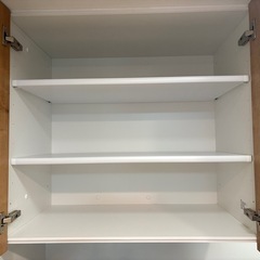 [新品未使用]   　リクシル　キッチン吊り戸棚　新品未使用　ライトグレインの画像