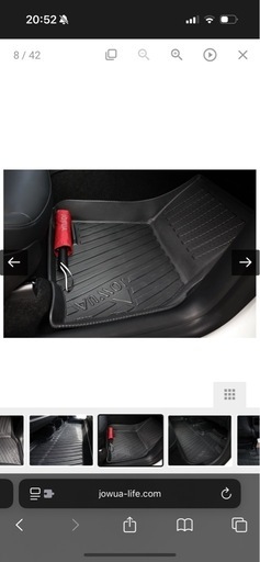 【テスラ新型モデルY ジュニパー】 JOWUAフロアマット