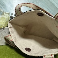 黒猫　　ハンドメイドトートバッグ型ミニポーチの画像