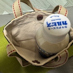 黒猫　　ハンドメイドトートバッグ型ミニポーチの画像