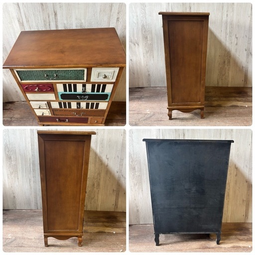 アンティーク パルナサス チェスト 欧風家具 カラフル タンス