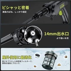 新品未使用♥小型高圧洗浄機（充電式）の画像