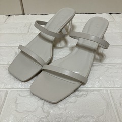 新品♡クリアヒールミュールLLの画像