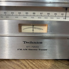 Technics FM/AMステレオチューナー ST-7200 テクニクス オーディオ 音響機器の画像