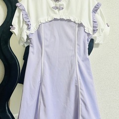 【 axes femme POETIQUE 】 チャイナ釦カットソーワンピースの画像