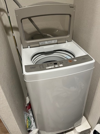 【急募】本日受け取りで半額?AQUA洗濯機2022年購入