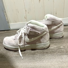 美品！特別価格！Nike Air Force 1 ナイキエアフォース 1 ミッド '07 QSヴェニス/サミットホワイト ナイキジャパン正規品の画像