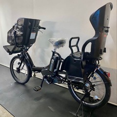 1年保証 送料無料　ヤマハ　パスキッス　20インチ 黒色　電動アシスト自転車　g905の画像