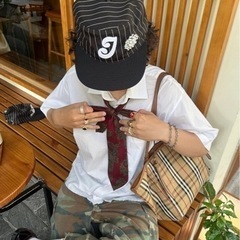 2IDIOTS LABEL ブラックストライプキャップの画像