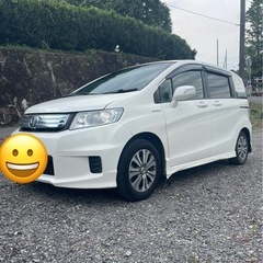 車検付き❗️HONDAフリードハイブリッド❗️１１インチデカナビ、フリップダウンモニター付き❗️の画像