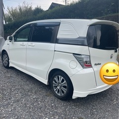 車検付き❗️HONDAフリードハイブリッド❗️１１インチデカナビ、フリップダウンモニター付き❗️の画像