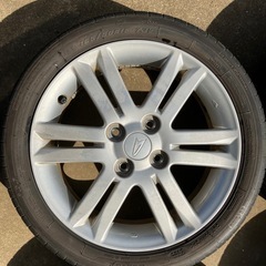 千葉　L375タントカスタム　純正アルミ　165/50R15タイヤ付きの画像