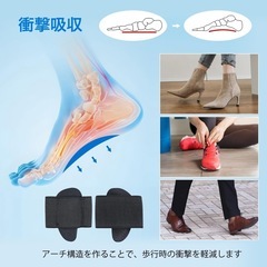 土踏まず サポーター 足裏サポーター 足裏アーチサポーター 男女兼用の画像