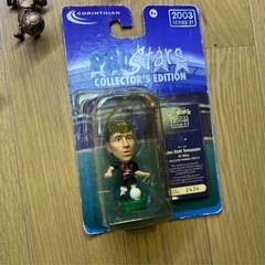 昔のサッカー選手フィギュア。キーホルダーサイズ
の画像