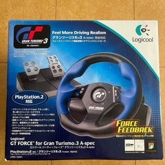 PS2用 GT FORCE for Gran Turismo3 A-spec ゲーム　
コントローラーの画像