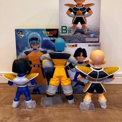 一番くじ　ドラゴンボール　ナメック星　ブルマ　クリリン　孫悟飯の画像