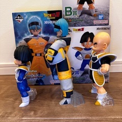 一番くじ　ドラゴンボール　ナメック星　ブルマ　クリリン　孫悟飯の画像