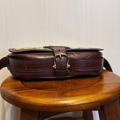 COACH ショルダーバッグ　馬車 ブラウンの画像