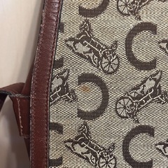 COACH ショルダーバッグ　馬車 ブラウンの画像