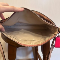 COACH ショルダーバッグ レッドの画像