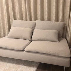 SODERHAMN ソーデルハムン コンパクト 3人掛け フリードトゥナライトベージュの画像