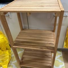 木製3段ラック 
の画像