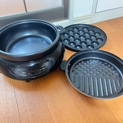 多機能電気鍋 グリル鍋 ホットポット兼用 家庭用電気なべの画像