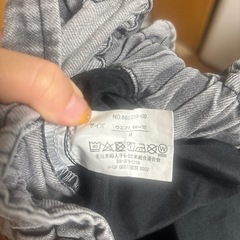 ブラックデニムの画像