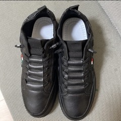 メンズ　スニーカー　25.5cm ブラック　の画像