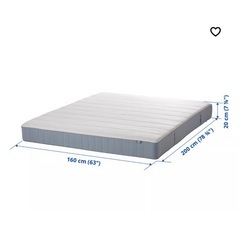 IKEA マットレス クイーンの画像