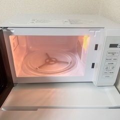 ORIGINAL BASIC｜オリジナルベーシック 最適あたため シンプル簡単操作 電子レンジ ホワイト OB-R17TA(W)の画像