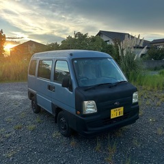 車検有り サンバーバン tv1 振動防止シート設置済み 良…