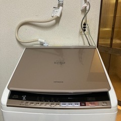 日立　タテ型洗濯乾燥機（BW-DV80B）の画像