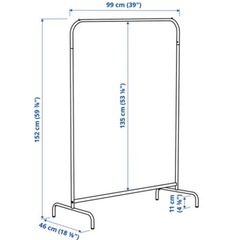 IKEA イケア　ムーリッグ　ハンガーラックの画像