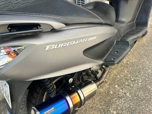 バーグマン200 自賠責2年 距離28,000キロ本日現車確認予定あり