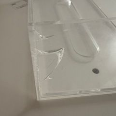 無印良品 ティッシュケース 割れてますの画像