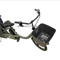 【期間限定出品】大人気　ギュット　オリーブ　Panasonic 20インチ 子乗せ 電動アシスト自転車　ママチャリの画像